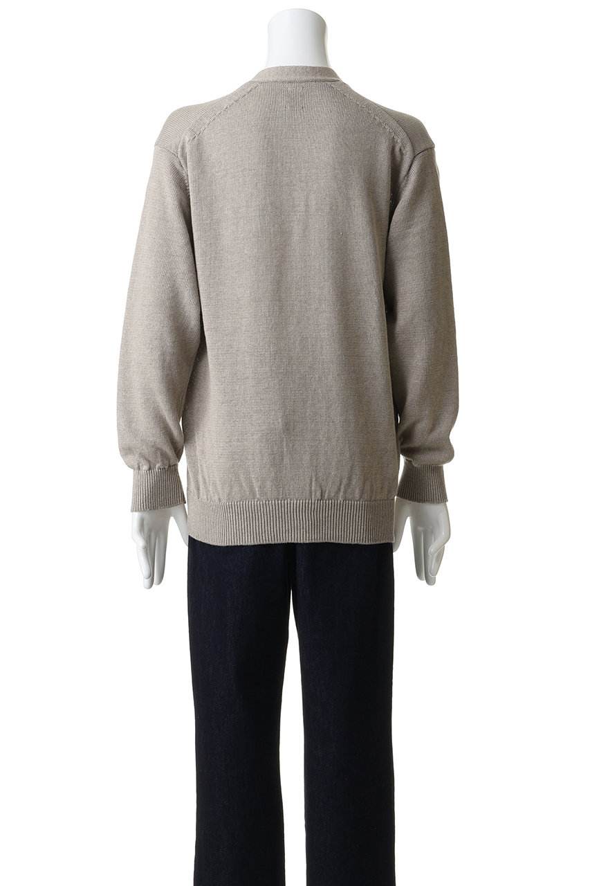 バトナー　2025年SS リネンニットカーディガン　新品 BATONER(バトナー)｜【MEN】ウォッシュドハイカウントリネン Vネック