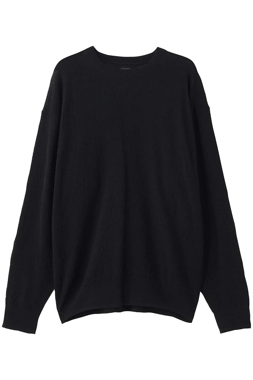 バトナー/BATONERの【MEN】AMUNDSEN クルーネック ロング スリーブ(ブラック/BN-26SM-038)