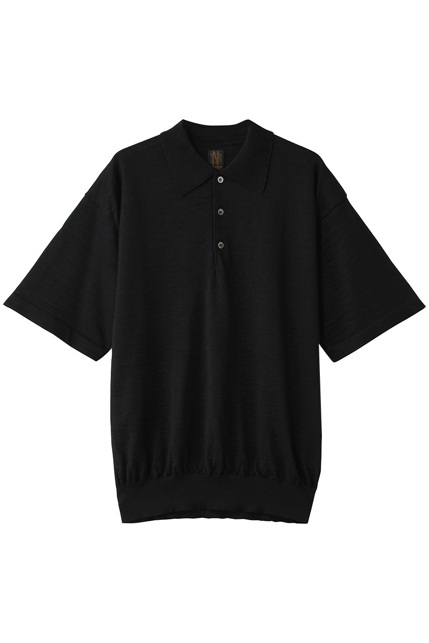 バトナー/BATONERの【MEN】CHOMA ポロ ショート スリーブ(ブラック/BN-26SM-061)