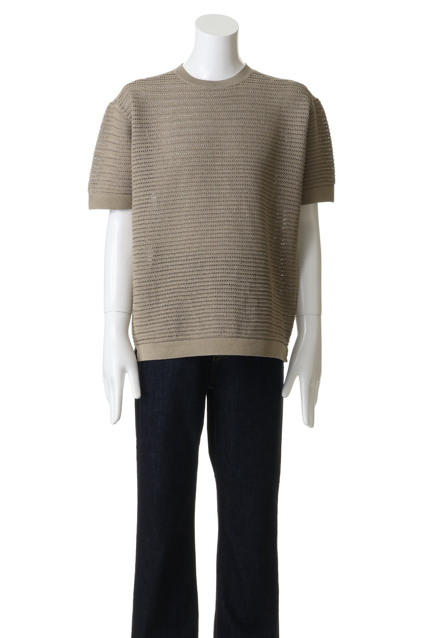 BATONER(バトナー)｜【MEN】SUMMER ニット クルーネック ショート