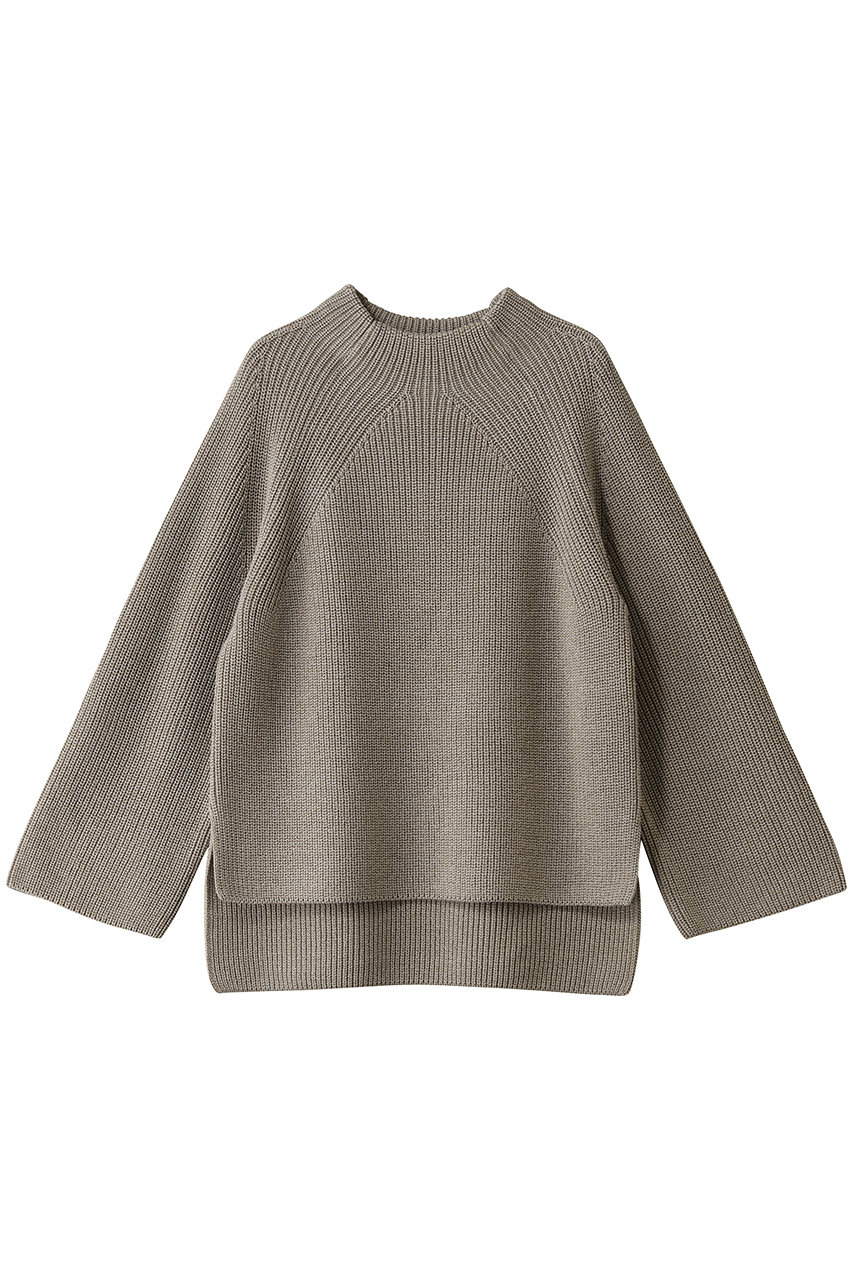BATONER SIGNATURE ボトルネック (アイボリー×ベージュ, 2) バトナー ELLE SHOP