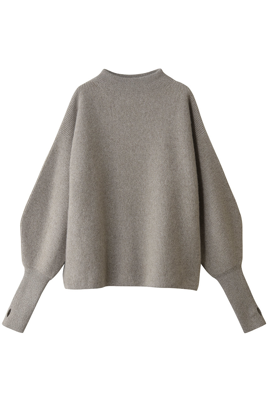 BATONER カシミヤフォックス ボートネック (ミックスベージュ, 2) バトナー ELLE SHOP