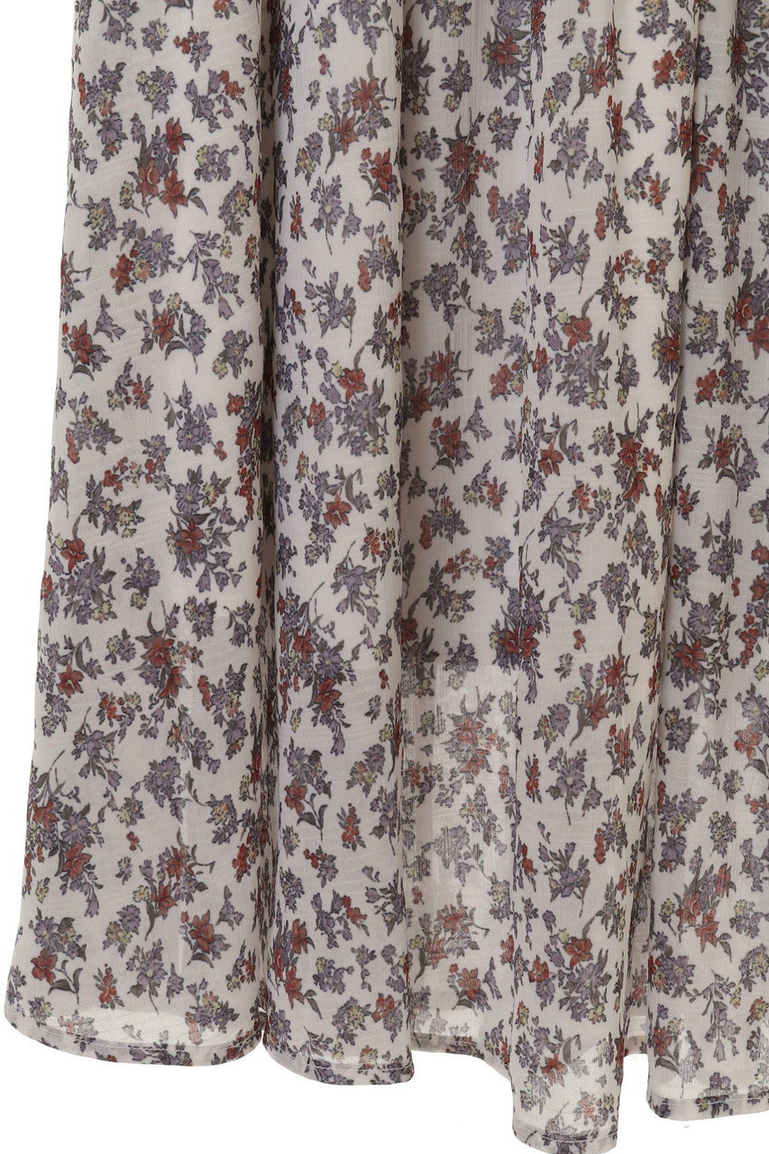 31 Sons De Mode 花柄シャーリングワンピース オフホワイト の通販 Elleshop エル ショップ