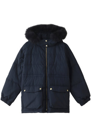 トランテアン ソン ドゥ モード/31 Sons de modeのファー付ミドルダウンコート