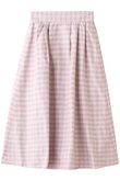 リバーシブルギンガムチェックスカート