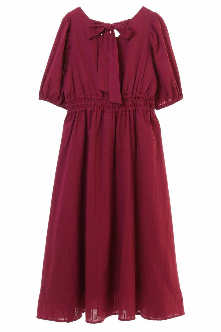 31 Sons De Mode トランテアン ソン ドゥ モード ボリュームスリーブバックリボンワンピース オフホワイト の通販 Elleshop エル ショップ