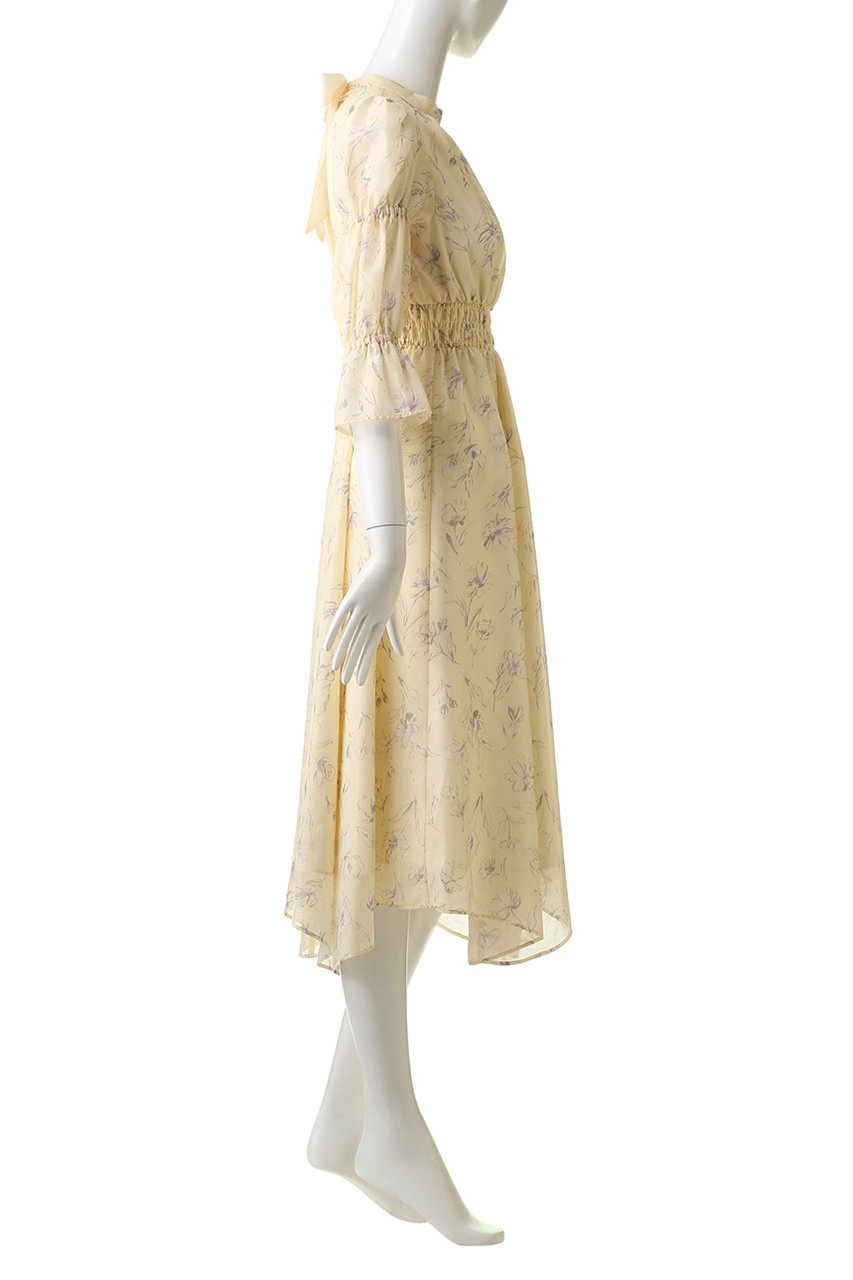 31 Sons De Mode トランテアン ソン ドゥ モード 花柄プリントシアーワンピース オフホワイト の通販 Elleshop エル ショップ