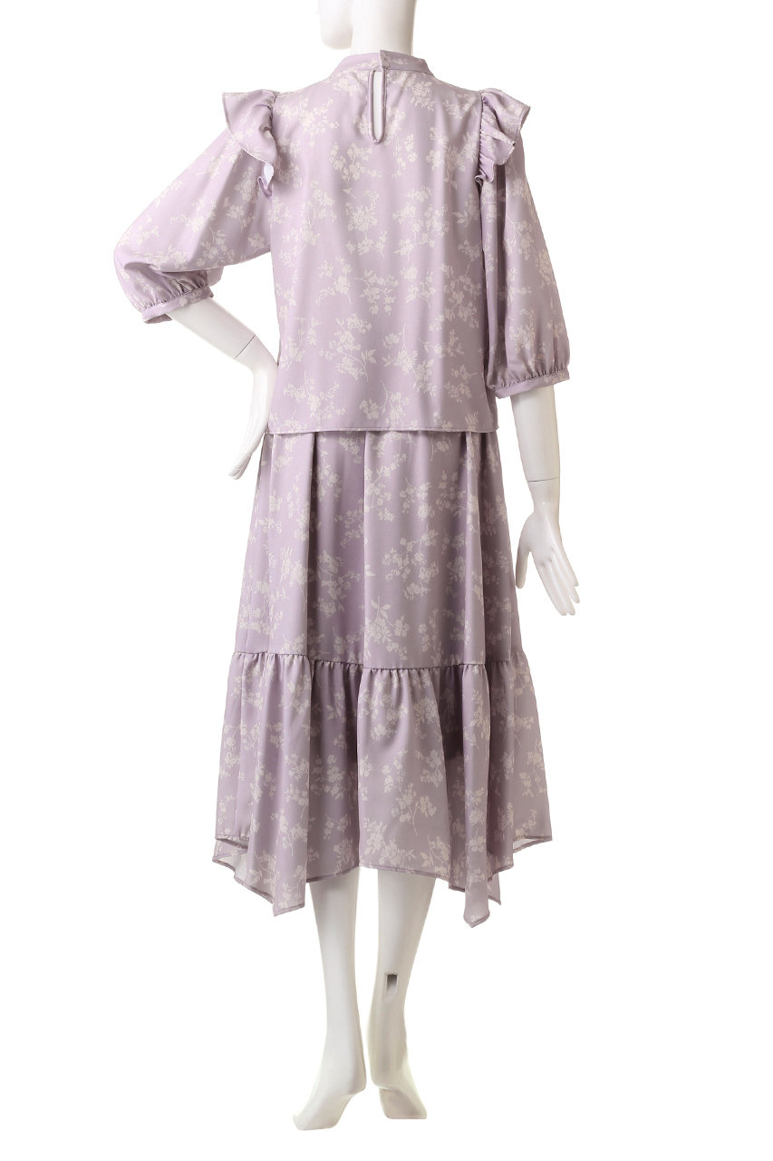 31 Sons De Mode トランテアン ソン ドゥ モード 花柄セットアップワンピース ラベンダー の通販 Elleshop エル ショップ