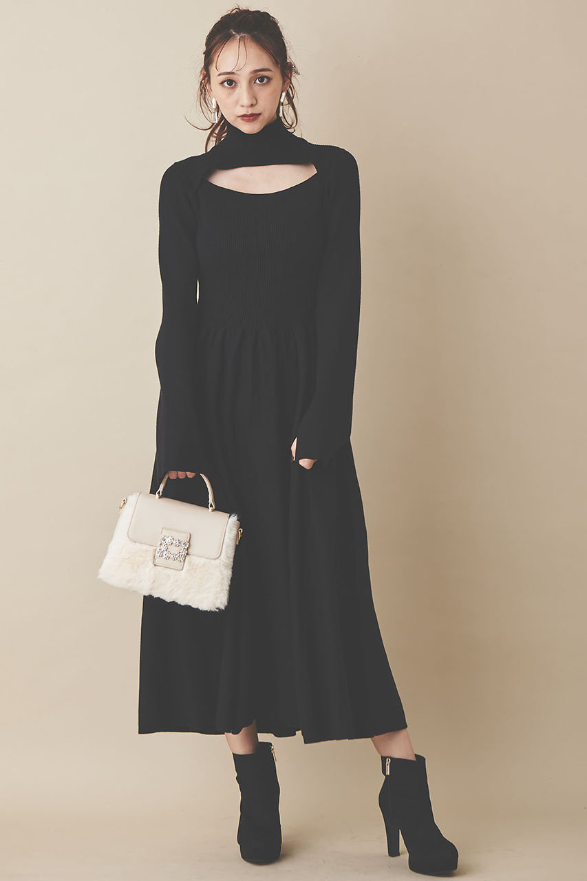 トランテアンソンドゥモード　ワンピース　美品　ブラック　ドレス