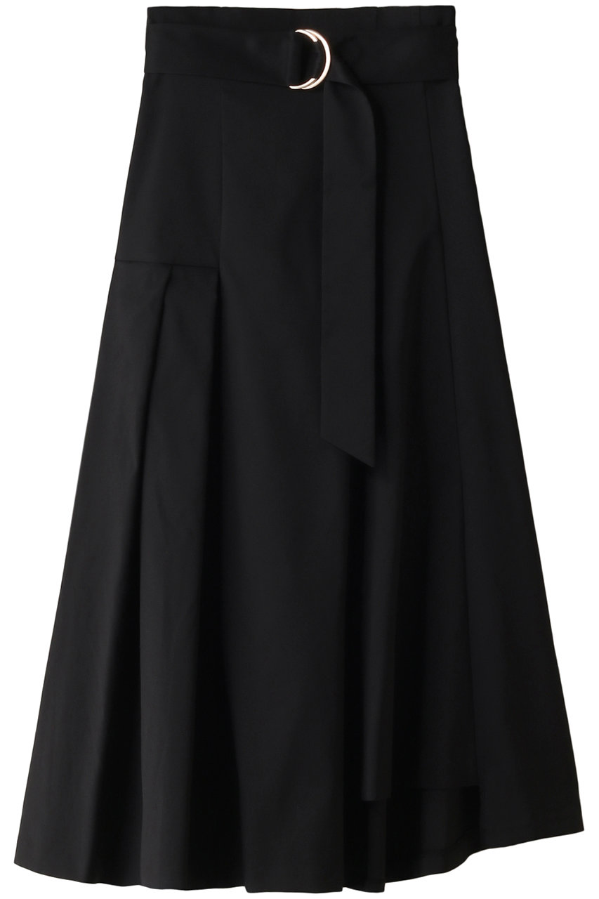 トランテアン ソン ドゥ モード/31 Sons de modeのデザインチノスカート(ブラック/0034101)