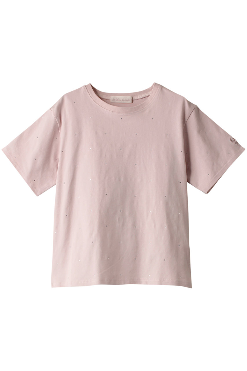 31 Sons de mode 【15th Anniversary】ラインストーンＴシャツ (ピンク, 36) トランテアン ソン ドゥ モード ELLE SHOP