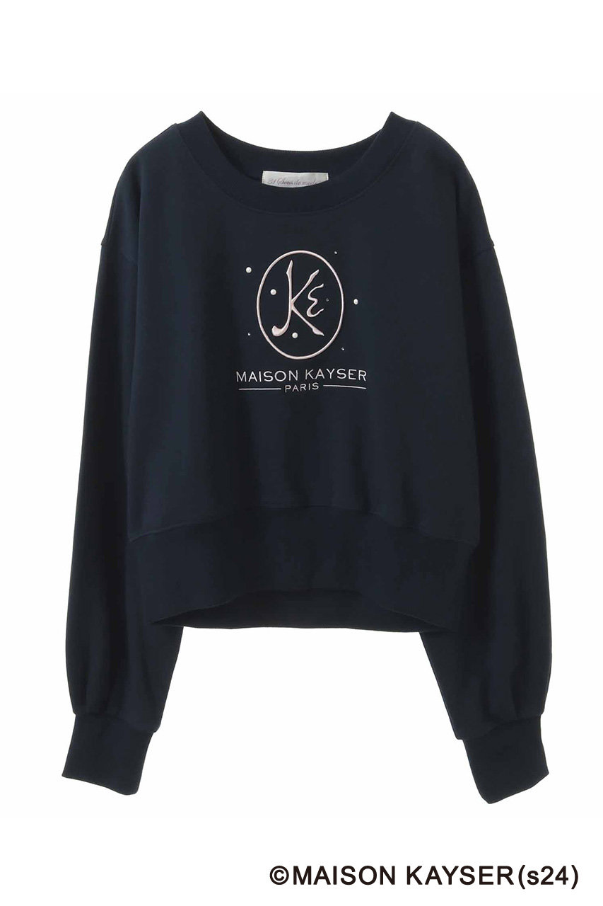 【31 SONS DE MODE×MAISON KAYSER】刺しゅうロゴスウェット