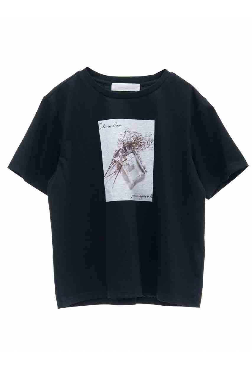 トランテアン ソン ドゥ モード/31 Sons de modeの【予約販売】フラワーフォトＴシャツ(ブラック/0065105)