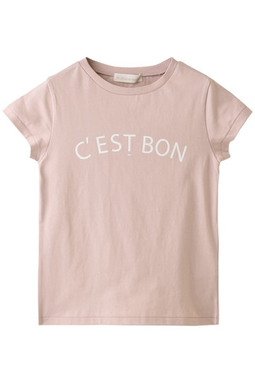 31 Sons de mode トランテアン ソン ドゥ モード C'ESTBONロゴTシャツ ピンク