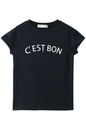 31 Sons de mode トランテアン ソン ドゥ モード C'ESTBONロゴTシャツ ネイビー