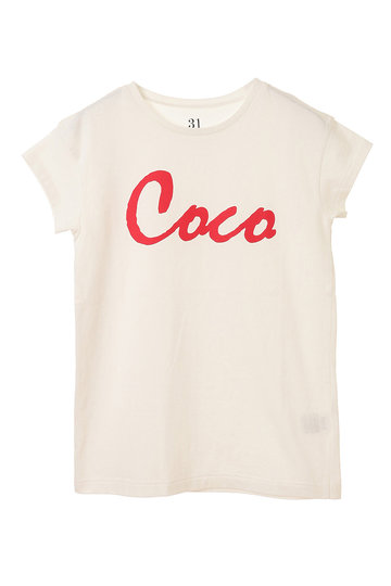 SALE 【30%OFF】 31 Sons de mode トランテアン ソン ドゥ モード 【Kids】【10th Anniversary Item】ロゴTシャツワンピース Coco