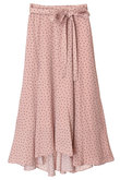 ドットサテンフィッシュテールスカート