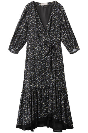 トランテアン ソン ドゥ モード/31 Sons de modeの小花柄カシュクールワンピース