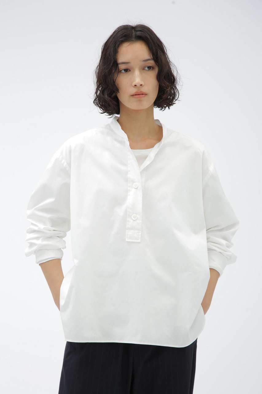 マーガレット・ハウエル/MARGARET HOWELLのFINE COTTON POPLIN(ホワイト/5785153005)