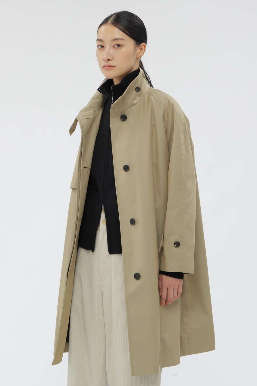 マーガレット・ハウエル/MARGARET HOWELLのCOTTON NYLON GABARDINE COAT(ベージュ/5785212201)
