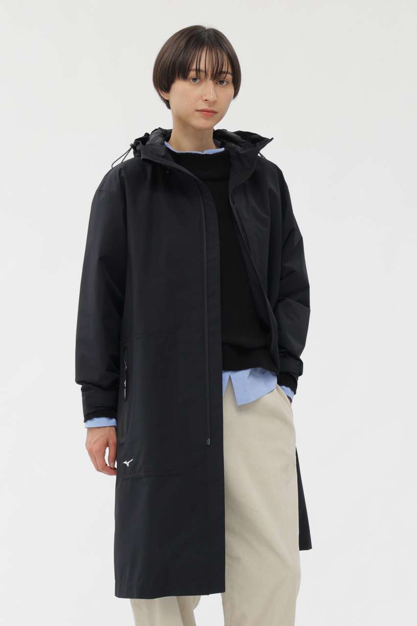 マーガレット・ハウエル/MARGARET HOWELLのWINDSTOPPER POLYESTER POPLIN COAT(ブラック/5785217003)