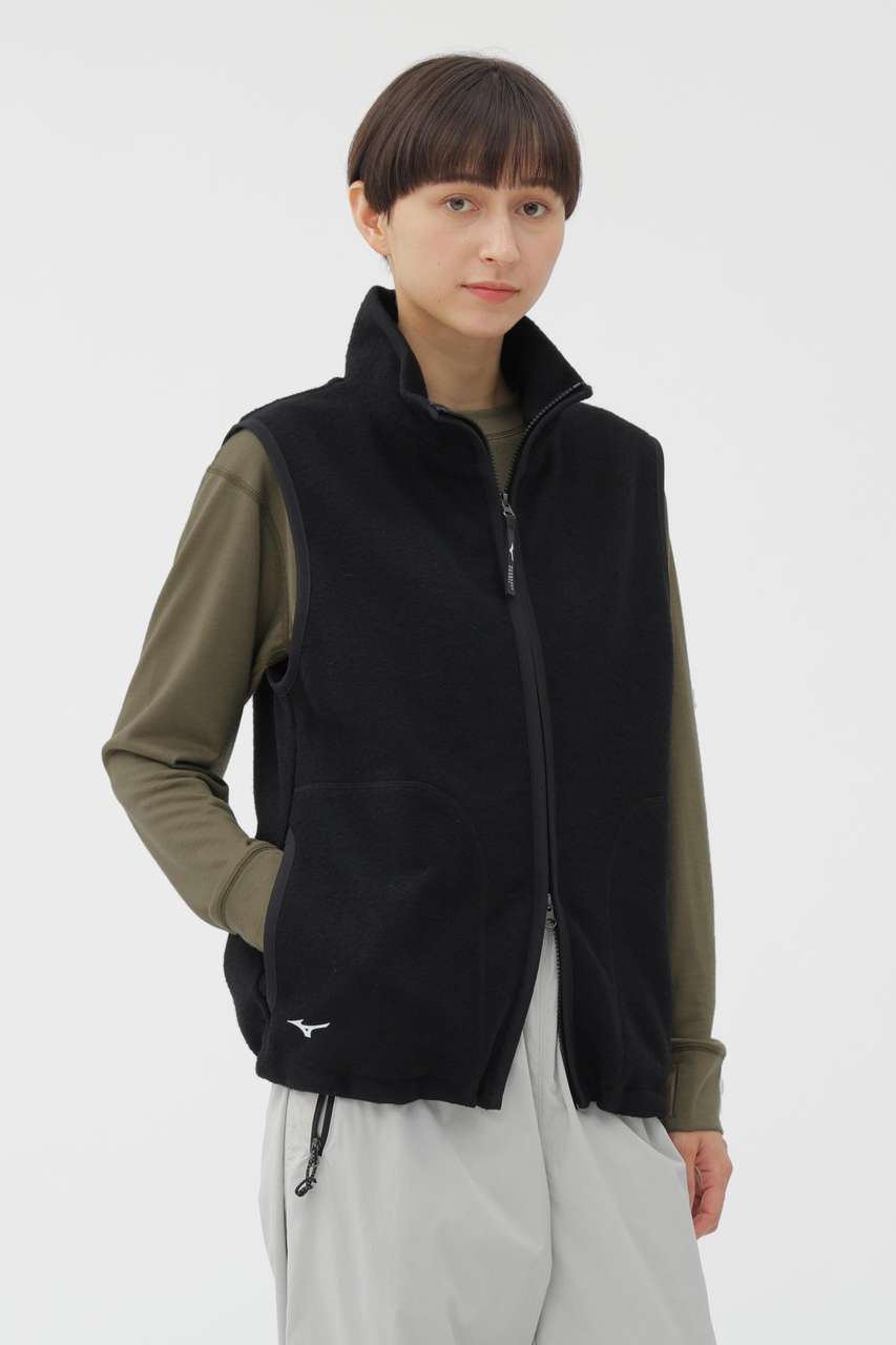 マーガレット・ハウエル/MARGARET HOWELLのWOOL NYLON COMPRESSED JERSEY BLOUSON(ブラック/5785217004)