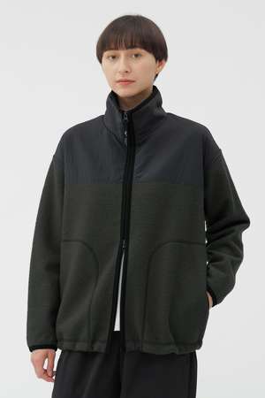 マーガレット・ハウエル/MARGARET HOWELLのWOOL NYLON COMPRESSED JERSEY BLOUSON(110800/110802)