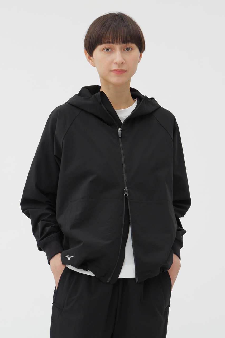 マーガレット・ハウエル/MARGARET HOWELLのSTRETCH POLYESTER HEAVY POPLIN BLOUSON(ブラック/5785217007)