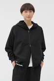 STRETCH POLYESTER HEAVY POPLIN BLOUSON