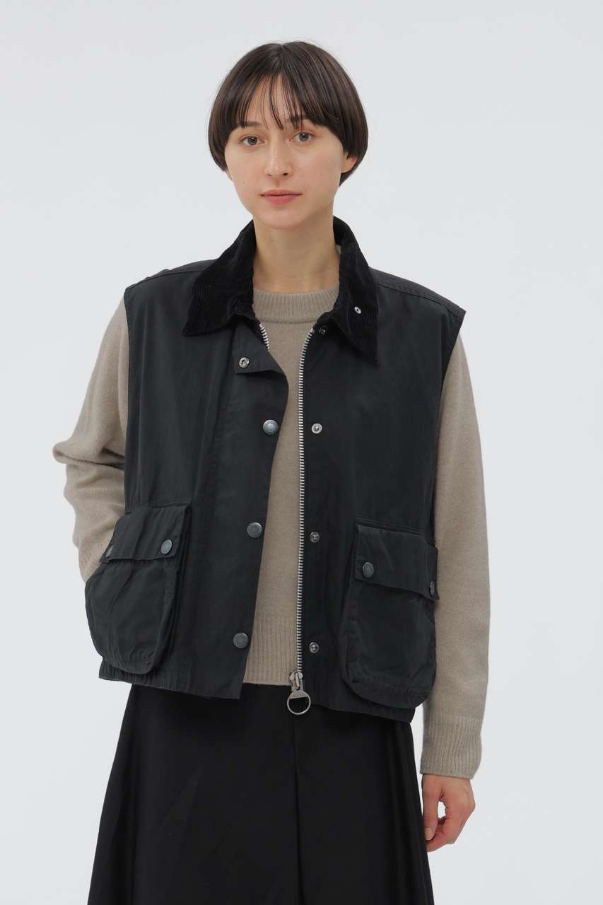 マーガレット・ハウエル/MARGARET HOWELLのDRY WAX COTTON  BLOUSON(ブラック/5785225202)