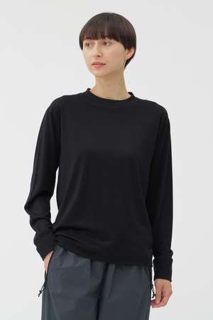 マーガレット・ハウエル/MARGARET HOWELLのFINEGAUGE WASHABLE WOOL JERSEY TOP