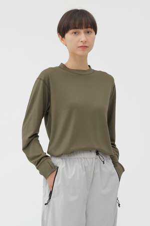 マーガレット・ハウエル/MARGARET HOWELLのFINEGAUGE WASHABLE WOOL JERSEY TOP
