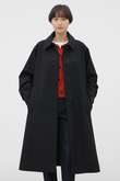 【美品】マーガレットハウエル margaret howell コート　ウール MARGARET HOWELL(マーガレット・ハウエル)｜WOOL POPLIN COAT/ブラック