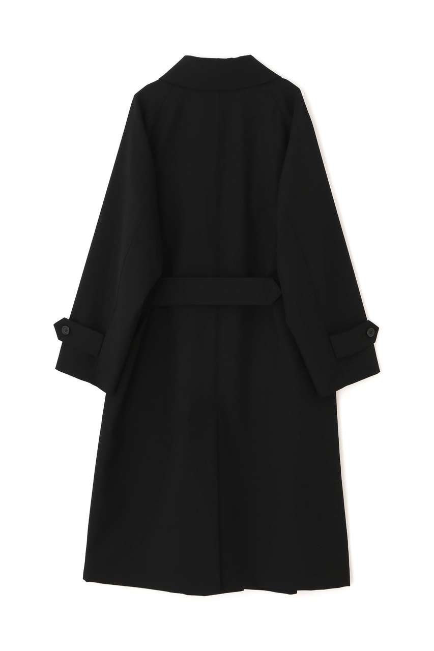 MARGARET HOWELL(マーガレット・ハウエル)｜WOOL POPLIN COAT/ブラック