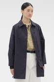 DENSE COTTON NYLON POPLIN COAT