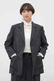CRISP WOOL PLAINWEAVE JACKET