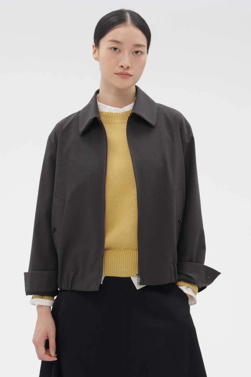 マーガレット・ハウエル/MARGARET HOWELLのTWISTED WOOL BLOUSON(グレー/5786125202)