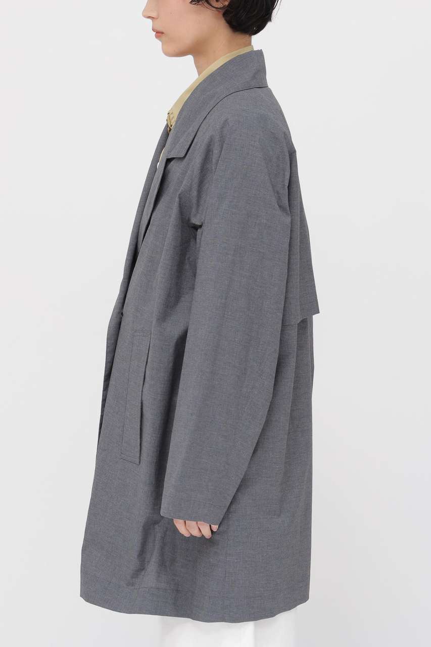 美品 マーガレットハウエル　 2020SS モッズコート　 ライトグレー　綿　Ⅰ MARGARET HOWELL(マーガレット・ハウエル)｜FINE COTTON COATING COAT