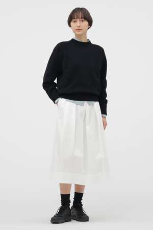 マーガレット・ハウエル/MARGARET HOWELLのSOFT BRUSHED COTTON TWILL SKIRT(110700/110703)