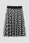 COTTON CHECK SKIRT マーガレット・ハウエル/MARGARET HOWELL