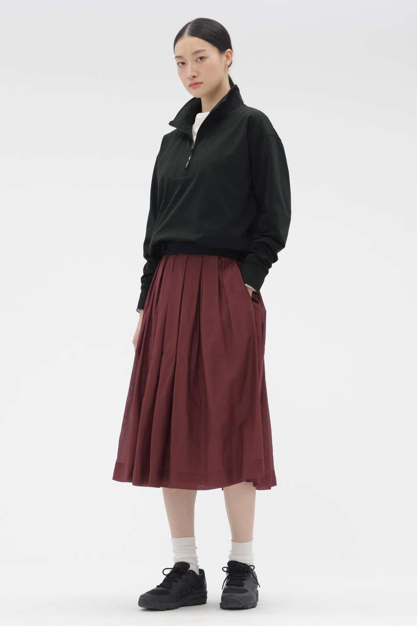 MARGARET HOWELL(マーガレット・ハウエル)｜SHEER COTTON SILK SKIRT