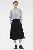 RAYON LINEN TWILL SKIRT