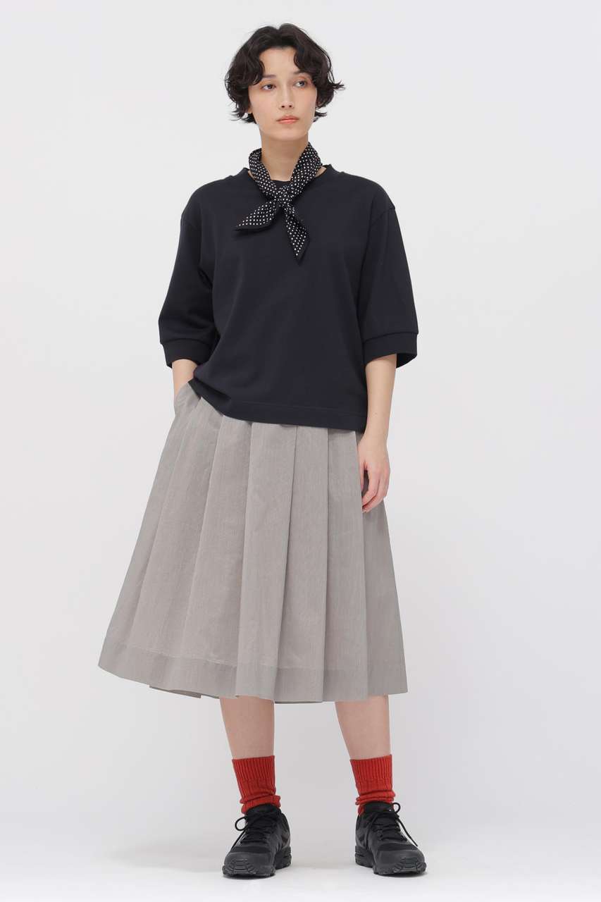 MARGARET HOWELL(マーガレット・ハウエル)｜FINE STRIPE COTTON SILK