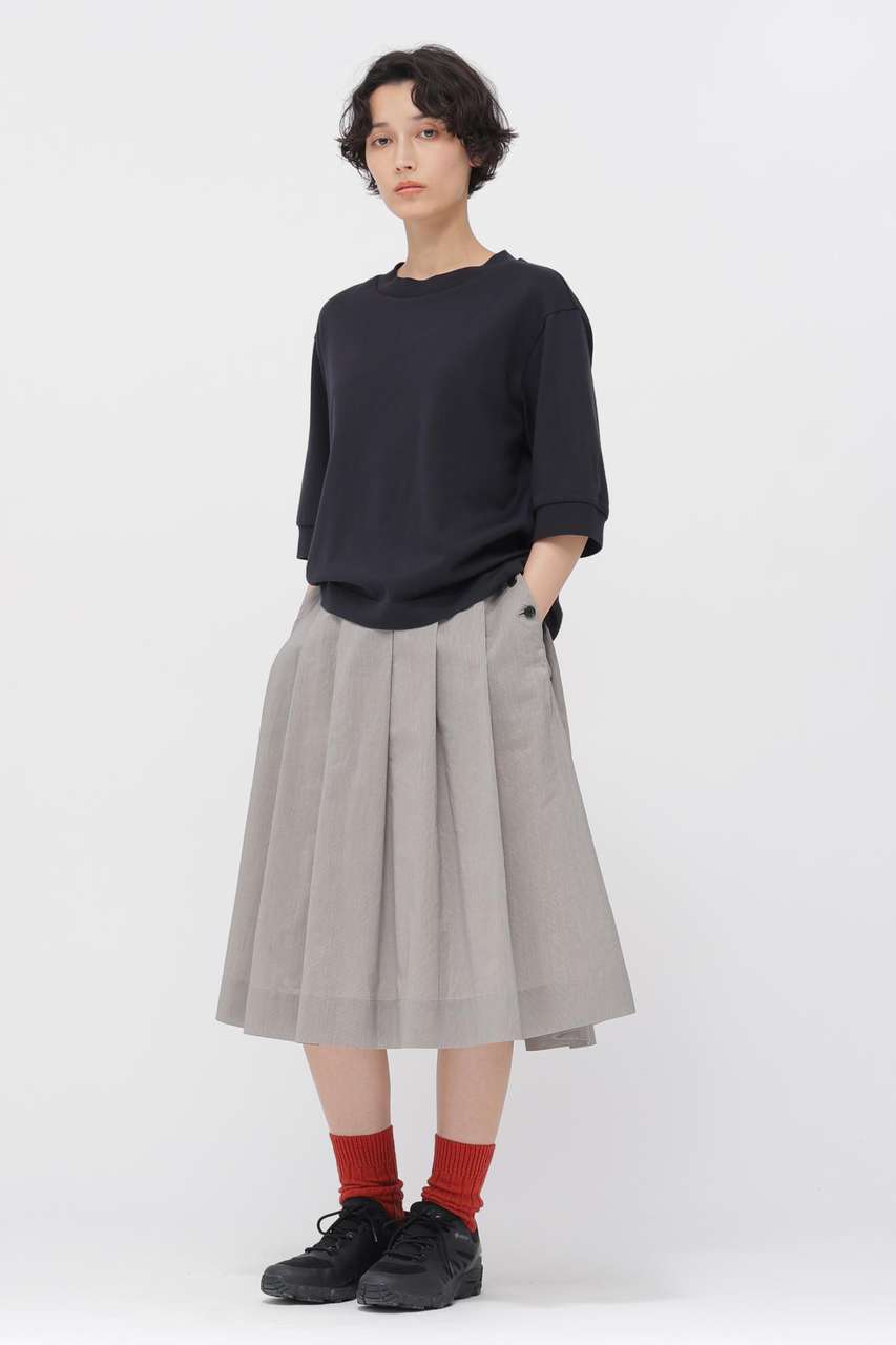 MARGARET HOWELL(マーガレット・ハウエル)｜FINE STRIPE COTTON SILK