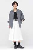 STIFF COTTON TWILL SKIRT