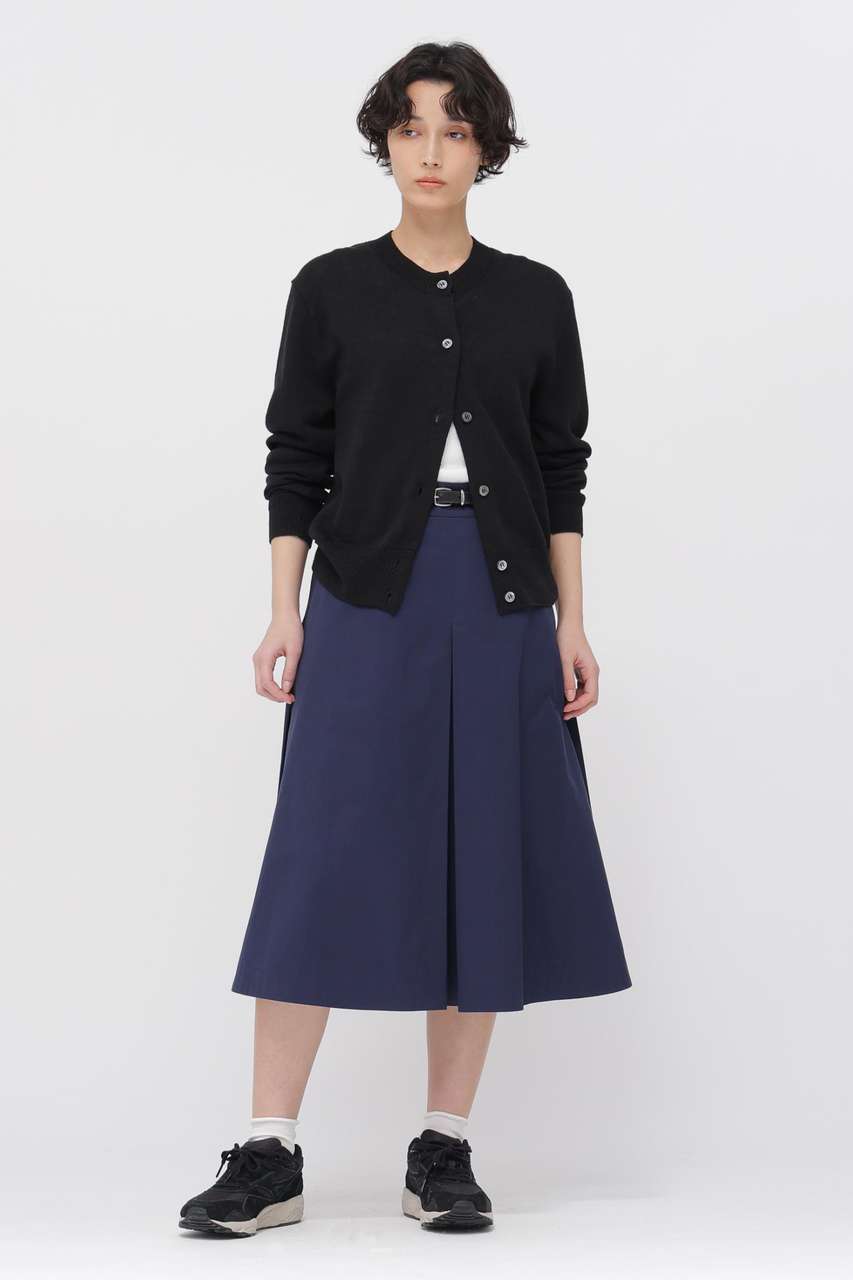 マーガレット・ハウエル/MARGARET HOWELLのSTIFF COTTON TWILL SKIRT(ブルー/5786132207)