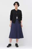 STIFF COTTON TWILL SKIRT
