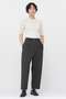 TWISTED WOOL TROUSERS マーガレット・ハウエル/MARGARET HOWELL グレー