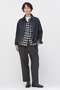 TWISTED WOOL TROUSERS マーガレット・ハウエル/MARGARET HOWELL