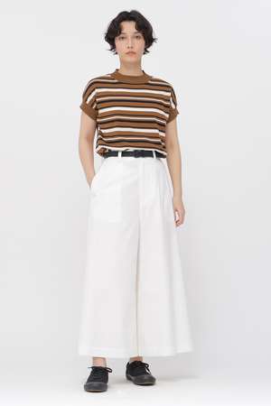 マーガレット・ハウエル/MARGARET HOWELLの【予約販売】STIFF COTTON TWILL TROUSERS(110600/110601)